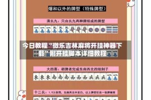 今日教程“微乐吉林麻将开挂神器下载”附开挂脚本详细教程