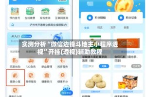 实测分析“微信边锋斗地主小程序透视”开挂(透视)辅助教程