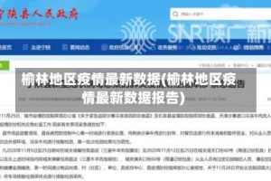 榆林地区疫情最新数据(榆林地区疫情最新数据报告)