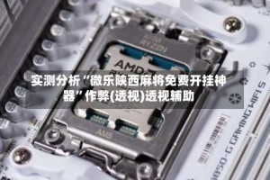 实测分析“微乐陕西麻将免费开挂神器”作弊(透视)透视辅助