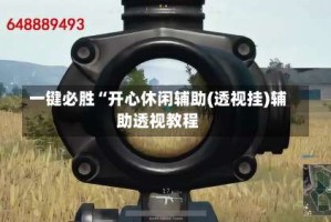 一键必胜“开心休闲辅助(透视挂)辅助透视教程