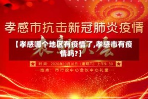 【孝感哪个地区有疫情了,孝感市有疫情吗?】