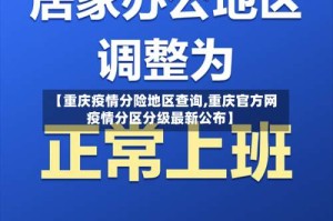 【重庆疫情分险地区查询,重庆官方网疫情分区分级最新公布】