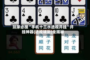 玩家必搜“手机十三水透视开挂”开挂神器{透视辅助}全揭秘