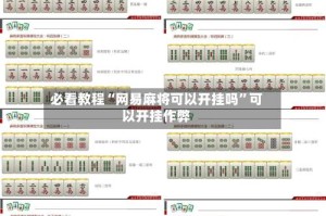 必看教程“网易麻将可以开挂吗”可以开挂作弊