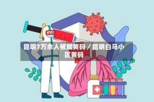 昆明7万余人被赋黄码／昆明白马小区黄码