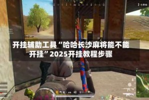 开挂辅助工具“哈哈长沙麻将能不能开挂”2025开挂教程步骤