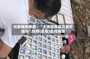 玩家辅助神器：“太浪镇赉麻将能开挂吗”作弊(透视)透视辅助