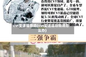 cvt变速箱异响(cvt变速箱吱吱响怎么办)