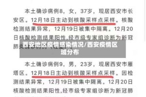 西安地区疫情感染情况/西安疫情区域分布