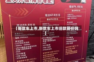 【新款车上市,新款车上市旧款降价吗】