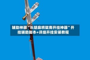辅助神器“乐胡麻将陇南开挂神器”开挂辅助脚本+详细开挂安装教程