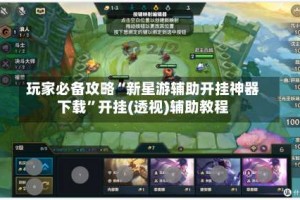 玩家必备攻略“新星游辅助开挂神器下载”开挂(透视)辅助教程