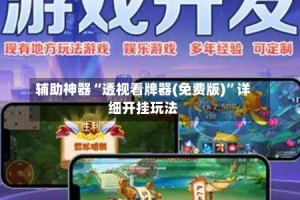 辅助神器“透视看牌器(免费版)”详细开挂玩法