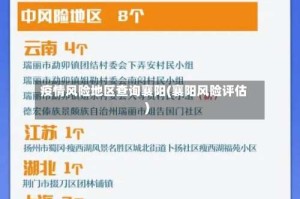 疫情风险地区查询襄阳(襄阳风险评估)