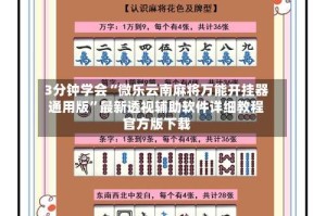 3分钟学会“微乐云南麻将万能开挂器通用版”最新透视辅助软件详细教程官方版下载