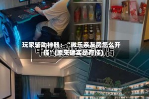 玩家辅助神器：“微乐亲友房怎么开挂”(原来确实是有挂)