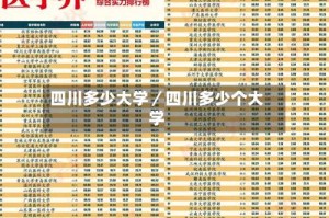 四川多少大学／四川多少个大学
