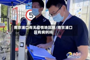 南京浦口有无疫情地区啊/南京浦口区有病例吗