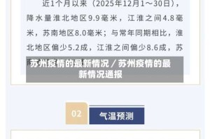 苏州疫情的最新情况／苏州疫情的最新情况通报
