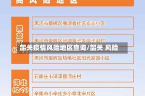 韶关疫情风险地区查询/韶关 风险