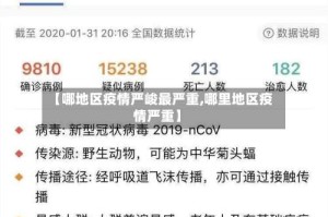 【哪地区疫情严峻最严重,哪里地区疫情严重】