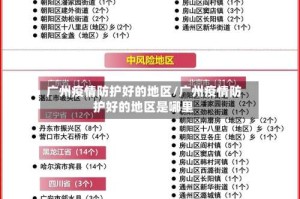 广州疫情防护好的地区/广州疫情防护好的地区是哪里