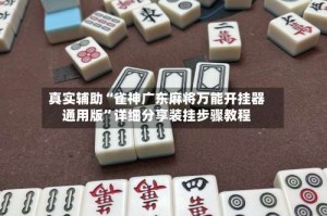 真实辅助“雀神广东麻将万能开挂器通用版”详细分享装挂步骤教程