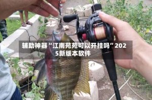 辅助神器“江南苑苑可以开挂吗”2025新版本软件