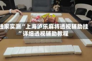 独家实测“上海泸乐麻将透视辅助挂”详细透视辅助教程