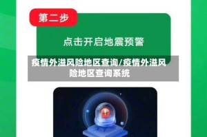 疫情外溢风险地区查询/疫情外溢风险地区查询系统