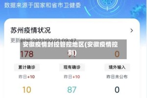 安徽疫情封控管控地区(安徽疫情控制)