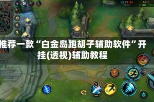 推荐一款“白金岛跑胡子辅助软件”开挂(透视)辅助教程