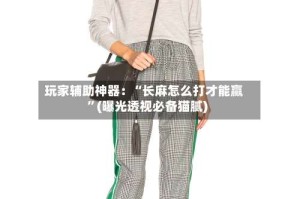 玩家辅助神器：“长麻怎么打才能赢”(曝光透视必备猫腻)