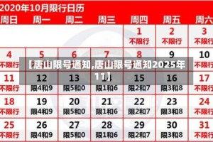 【唐山限号通知,唐山限号通知2025年11】