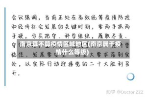 南京算不算疫情区域地区(南京属于疫情什么等级)