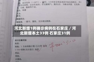 河北新增1例确诊病例在石家庄／河北新增本土33例 石家庄31例