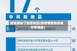疫情感染了那些地区(受疫情感染的城市有哪些)