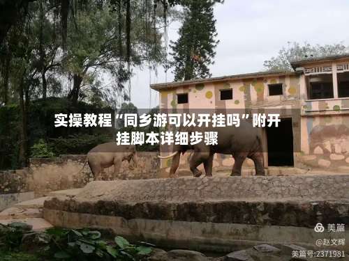 实操教程“同乡游可以开挂吗	”附开挂脚本详细步骤-第3张图片