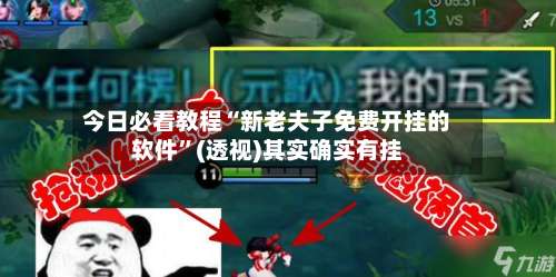 今日必看教程“新老夫子免费开挂的软件	”(透视)其实确实有挂-第1张图片