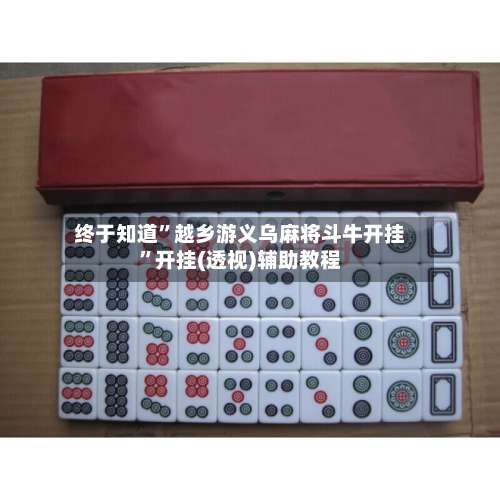 终于知道”越乡游义乌麻将斗牛开挂”开挂(透视)辅助教程-第2张图片