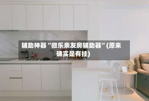 辅助神器“微乐亲友房辅助器”(原来确实是有挂)-第1张图片