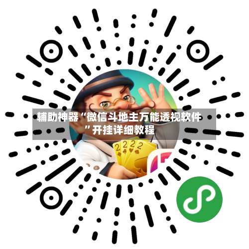 辅助神器“微信斗地主万能透视软件”开挂详细教程-第3张图片