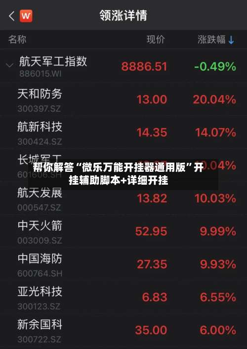 帮你解答“微乐万能开挂器通用版”开挂辅助脚本+详细开挂-第1张图片