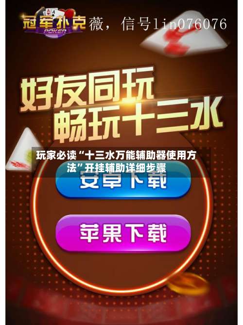 玩家必读“十三水万能辅助器使用方法”开挂辅助详细步骤-第1张图片