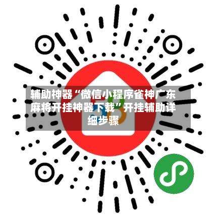 辅助神器“微信小程序雀神广东麻将开挂神器下载”开挂辅助详细步骤-第3张图片