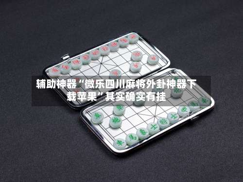 辅助神器“微乐四川麻将外卦神器下载苹果”其实确实有挂-第3张图片