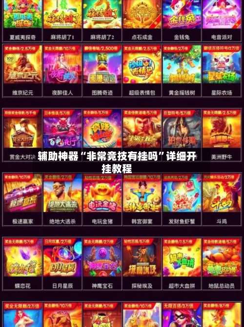 辅助神器“非常竞技有挂吗”详细开挂教程-第1张图片