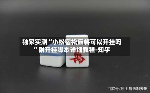 独家实测“小松宿松麻将可以开挂吗	”附开挂脚本详细教程-知乎-第3张图片