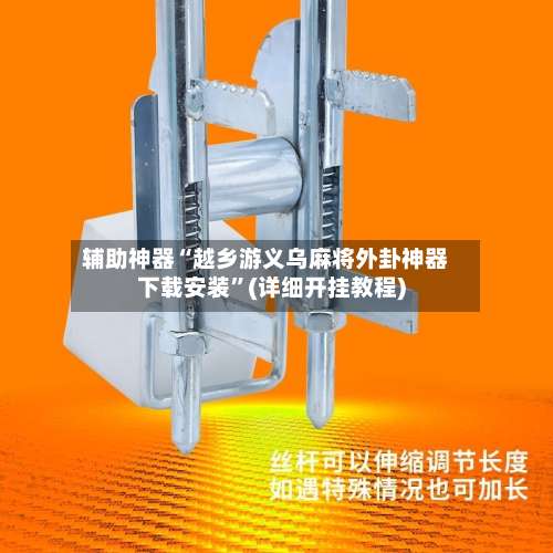 辅助神器“越乡游义乌麻将外卦神器下载安装	”(详细开挂教程)-第1张图片